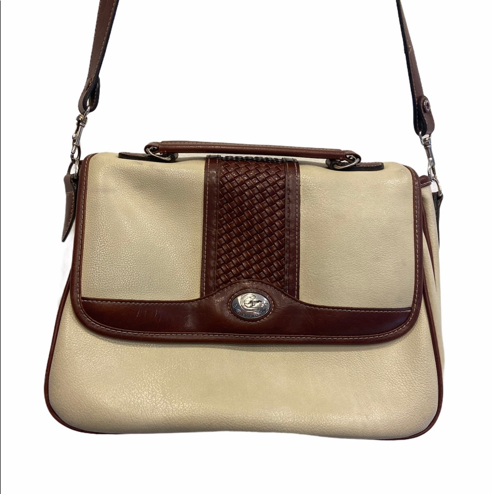 90’s Vintage Crossbody Braided Flap Bag GUC